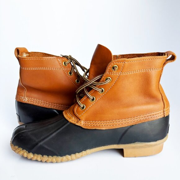 Eddie Bauer Waterproof Rubber Duck Foul Weather Garden Boots Ladies Size 10 - Picture 8 of 11